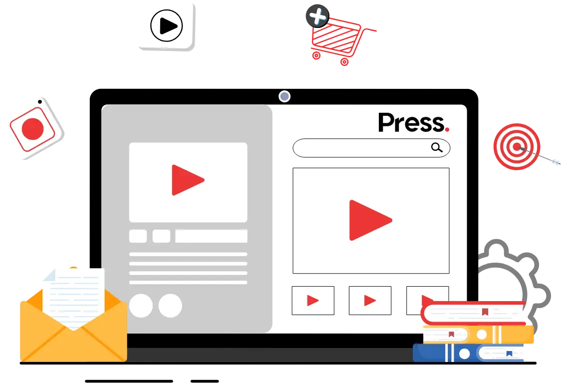 Video Advertising Embed on Press